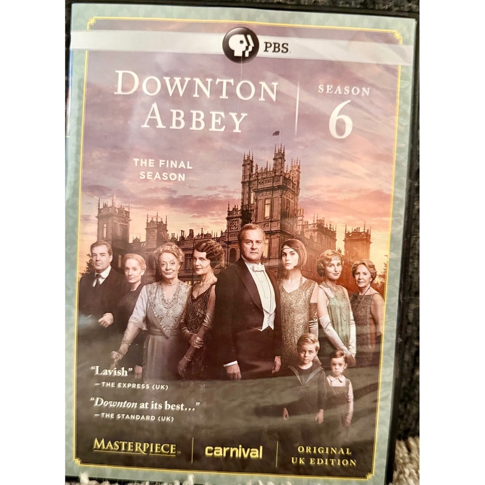 PBS Downton Abbey Season 6 DVD Set Excellent UK Edition Final